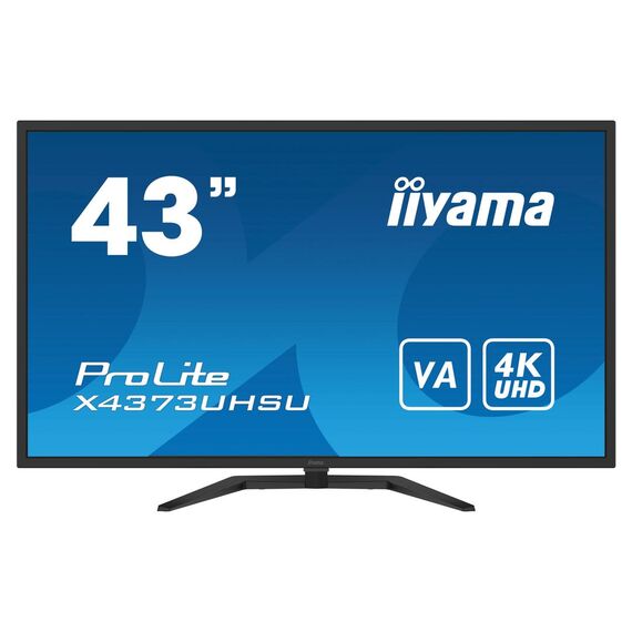 43" (42.5" viewable) - 3840 x 2160 4K @ 60 Hz - VA | X4373UHSU-B1