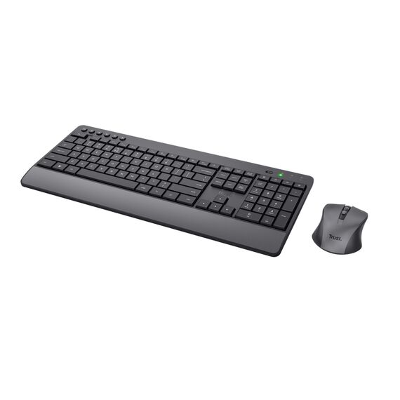 Trust Trezo Comfort - Keyboard and mouse set - wireless - | 24533