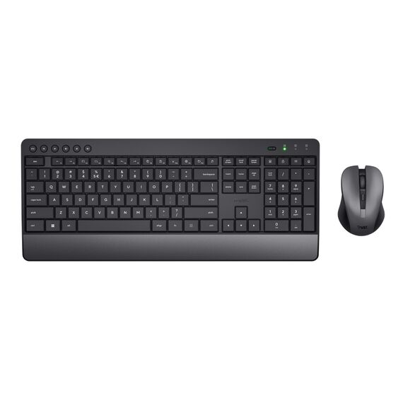 Trust Trezo Comfort - Keyboard and mouse set - wireless - | 24533