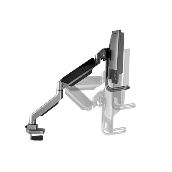 Equip 17"-32" Dual Monitor Desk Mount Bracket, Clamp/Gro | 650161