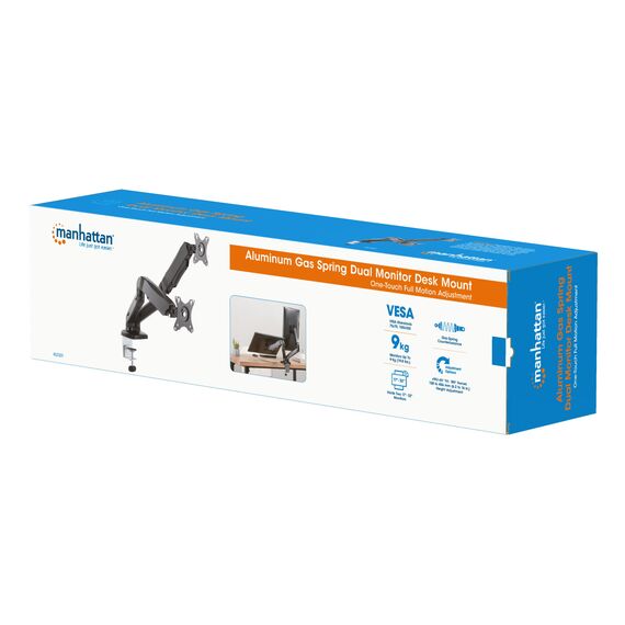 TV &amp Monitor Mount, Desk, Full Motion (Spring), 2 scr | 462501