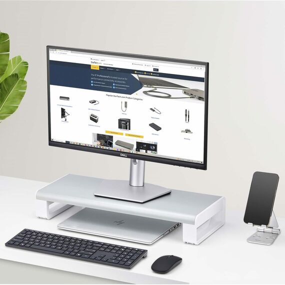 StarTech.com Ergonomic Monitor Riser Stand, | 1MFSW-MONITOR-RISER