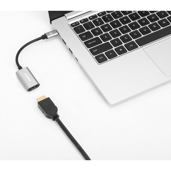 USB 3.2 Type-C Male to HDMI Female Converter, Active, Al | 153973