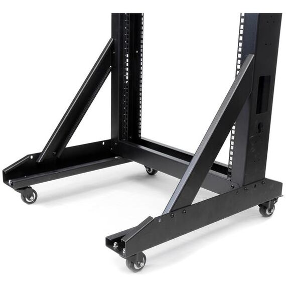 StarTech.com 42U Mobile Open Frame Network Rack wit | 2POSTRACK42