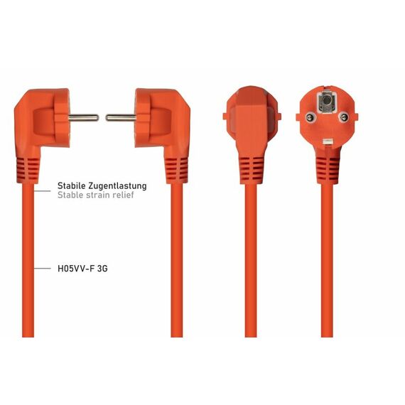 Kabelmeister SK0130-O100, 10 m, Power plug type E+F, 2 x C13 coup
