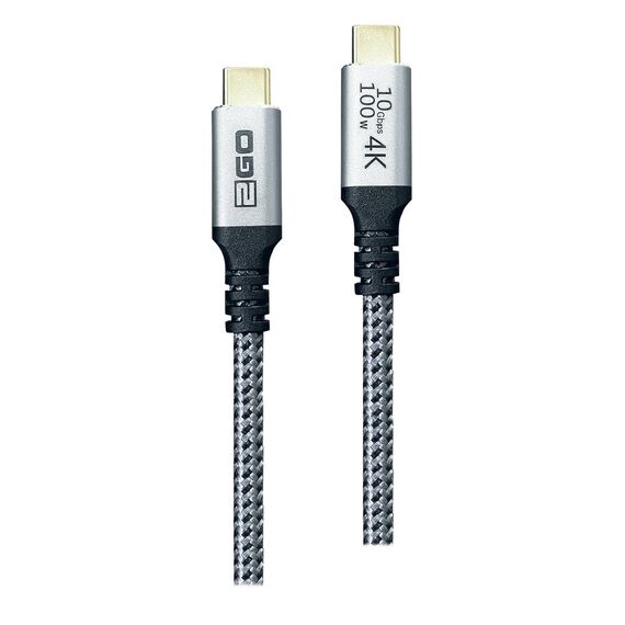 2GO 797512, 1.2 m, USB C, USB C, USB 3.2 Gen 2 (3.1 Gen 2), 10 Gb