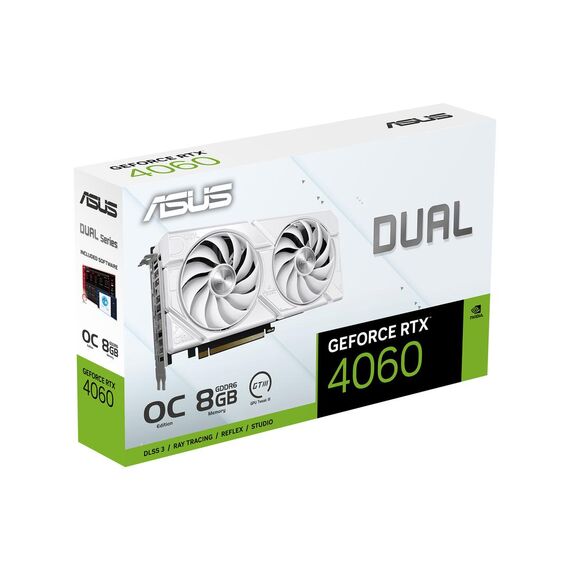 ASUS VGA Asus RTX4060 8GB Dual O8G EVO White -  | 90YV0JCB-M0NA00