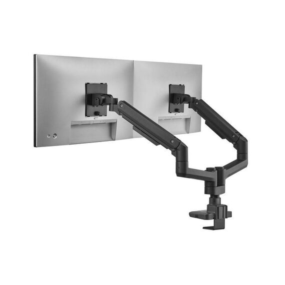 Equip 17"-35" Heavy-Duty Dual Monitor Desk Mount Bracket, Black 650182