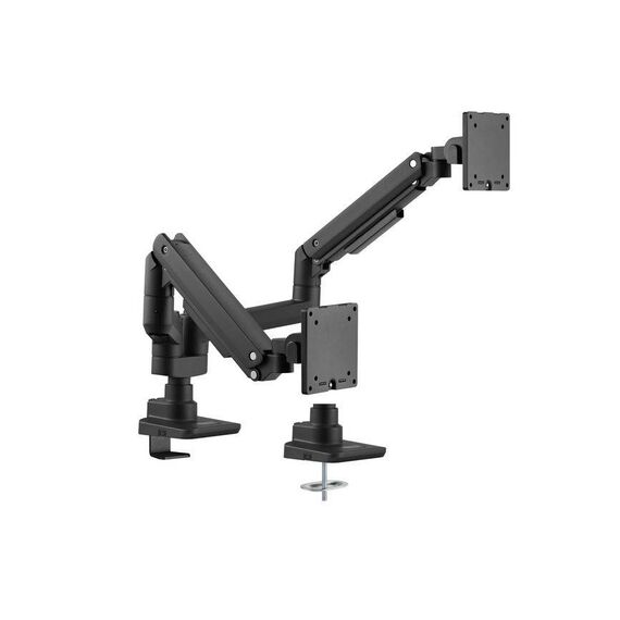 Equip 17"-35" Heavy-Duty Dual Monitor Desk Mount Bracket, Black 650182
