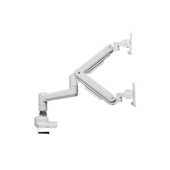 Equip 17"-35" Heavy-Duty Dual Monitor Desk Mount Bracket, White 650183