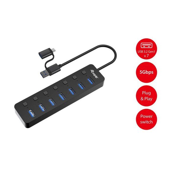 Equip USB-Hub 7-Port 3.2 7-Port USB 3.2 Gen  128965