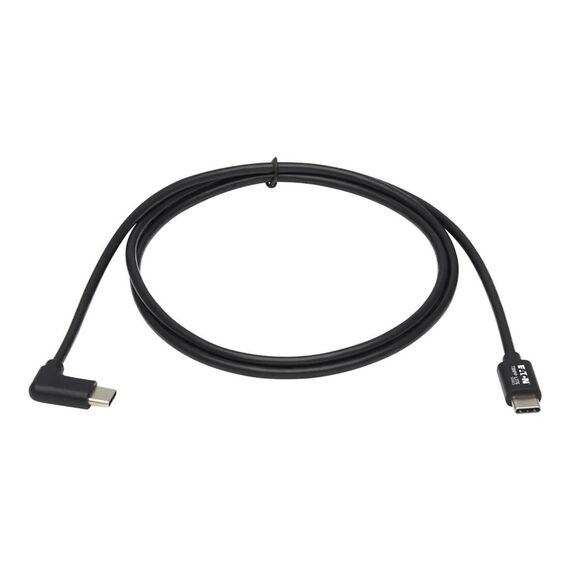 USB cable - 24 pin USB-C (M) right-angled to 24 p | U040-01M-C-RA