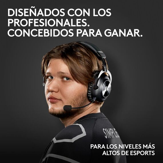 Logitech G Pro X 2 - Headset - full size - Bluetooth | 981-001275