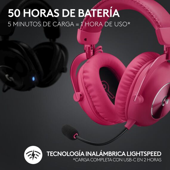 Logitech G Pro X 2 - Headset - full size - Bluetooth | 981-001275