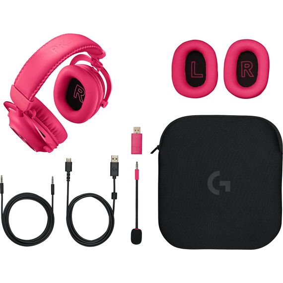 Logitech G Pro X 2 - Headset - full size - Bluetooth | 981-001275