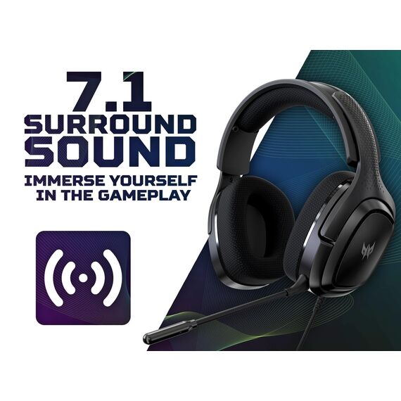 Acer Predator Galea 365 (PHW210) - Headset - 7.1 c | GP.HDS11.01L