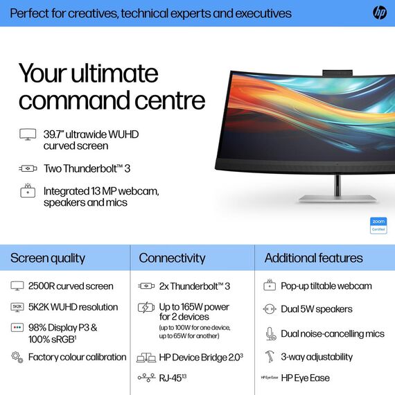 curved - 40" (39.7" viewable) - 5120 x 2160 WUHD @  | 8Y2R2AA#ABB