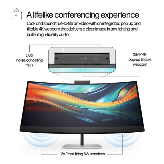 curved - 40" (39.7" viewable) - 5120 x 2160 WUHD @  | 8Y2R2AA#ABB