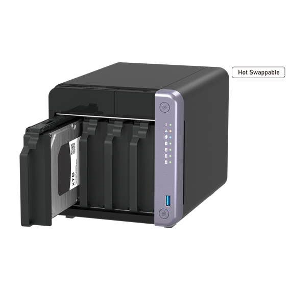 4x 3.5", Alpine AL524, 4-core, 2.0 GHz, 4 GB SODIMM  | TS-432X-4G