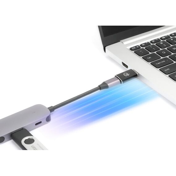 Manhattan USB-C to USB-A Adapter, Female to Male, 10 Gbp | 153980