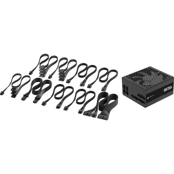 Corsair RM750x, 750 W, 100 - 240 V, 47 - 63 Hz, 1 | CP-9020285-EU