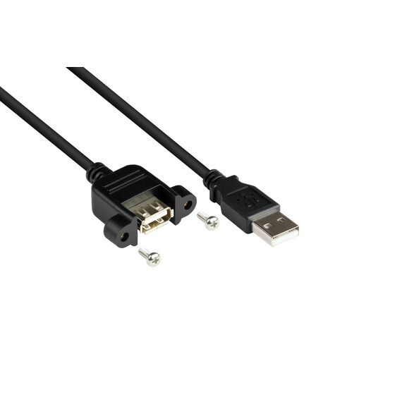 Alcasa USB 2.0 A/A 1 m / 1 m / USB A / USB A / USB 2.0  | 2511-1E