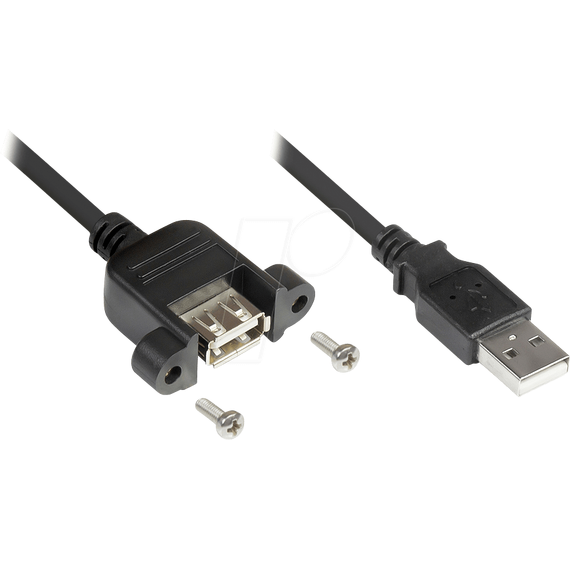 Alcasa USB 2.0 A/A 1 m / 1 m / USB A / USB A / USB 2.0  | 2511-1E