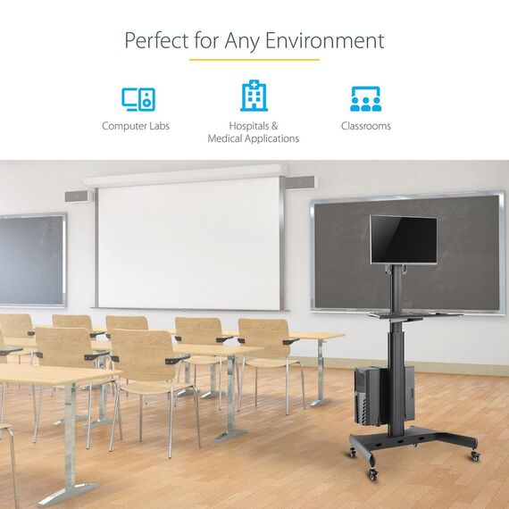 Portable Stand-Up Cart - Cart - for LCD display / PC  | WKSTNCART
