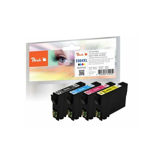 Peach PI200-988, High (XL) Yield, Black, Cyan, Magenta, Yellow, 3
