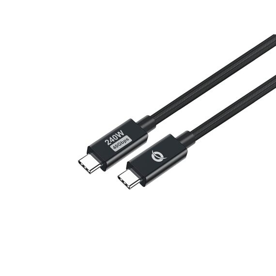 Conceptronic ETTA04B20 USB 4.0 Gen 3 C-C PD 3.1 240W Cable 2M, 48