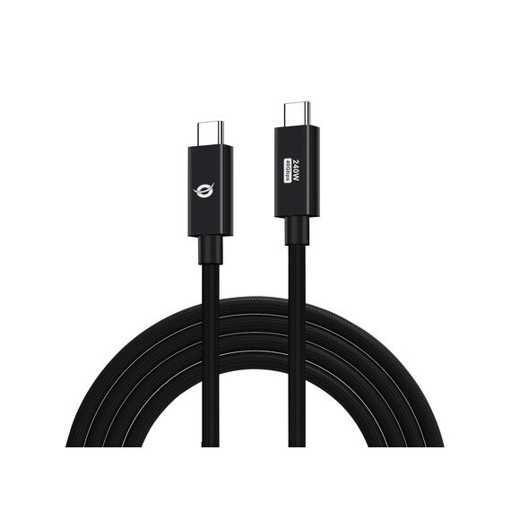 Conceptronic ETTA04B20 USB 4.0 Gen 3 C-C PD 3.1 240W Cable 2M, 48