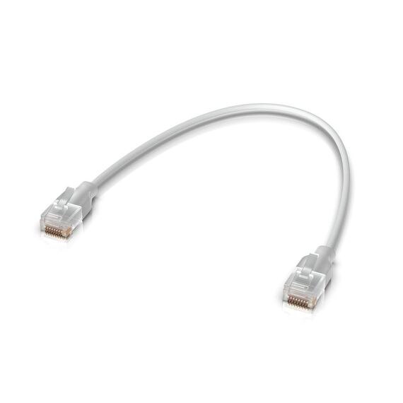 30 cm - 2.5 mm - CAT 6 - Etherlighti | UACC-CABLE-PATCH-EL-0.3M-W