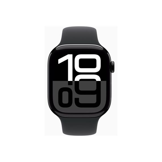 jet black aluminium - smart watch with sport band - f | MWWQ3QF/A