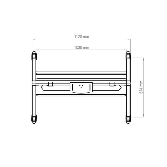 HAGOR BrackIT Stand Scandio - Cart - for flat panel - blac | 8274