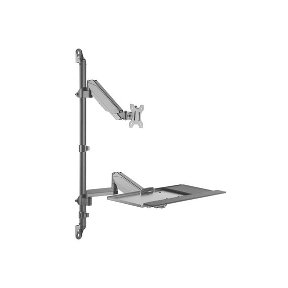 Equip 17"-32" Single Monitor Wall-Mounted Workstation, 8 | 650170