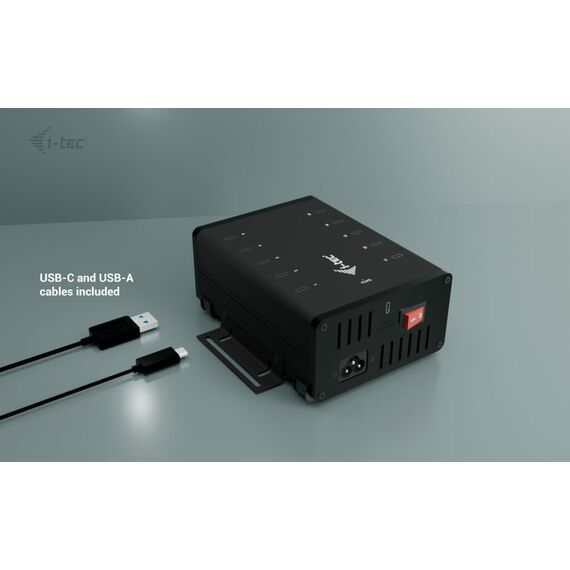 i-Tec - Hub - 15W per port, charging + data, metal | CACHRGHUB10C