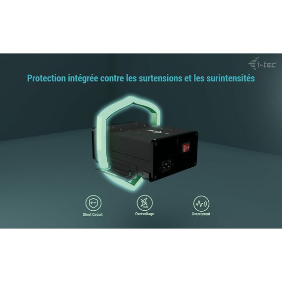i-Tec - Hub - 15W per port, charging + data, metal | CACHRGHUB10C
