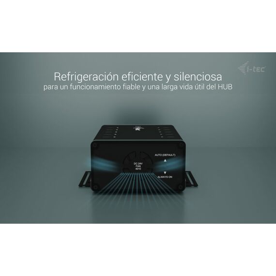 i-Tec - Hub - 15W per port, charging + data, metal | CACHRGHUB10C