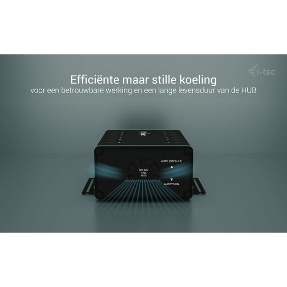 i-Tec - Hub - 15W per port, charging + data, metal | CACHRGHUB10C