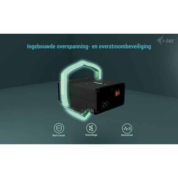 i-Tec - Hub - 15W per port, charging + data, metal | CACHRGHUB10C