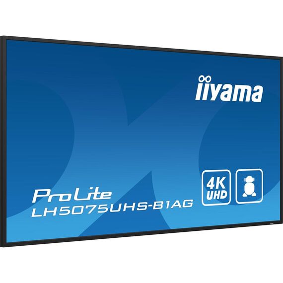 50" Diagonal Class (49.5" viewable) LED-backlit  | LH5075UHS-B1AG