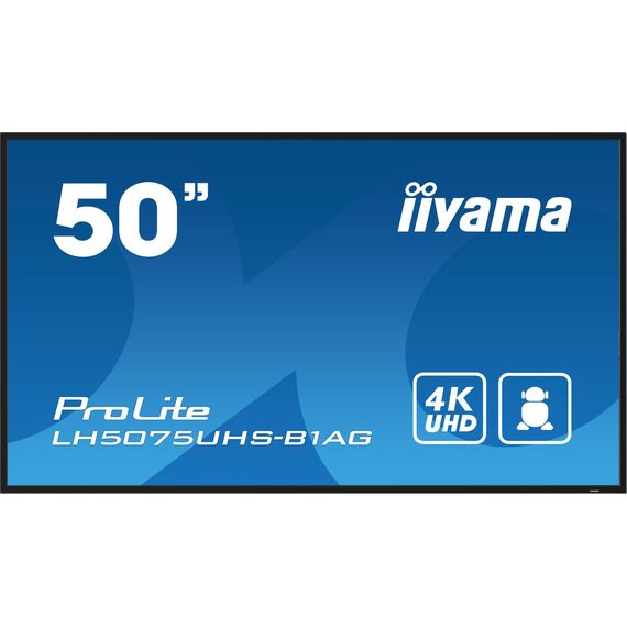50" Diagonal Class (49.5" viewable) LED-backlit  | LH5075UHS-B1AG