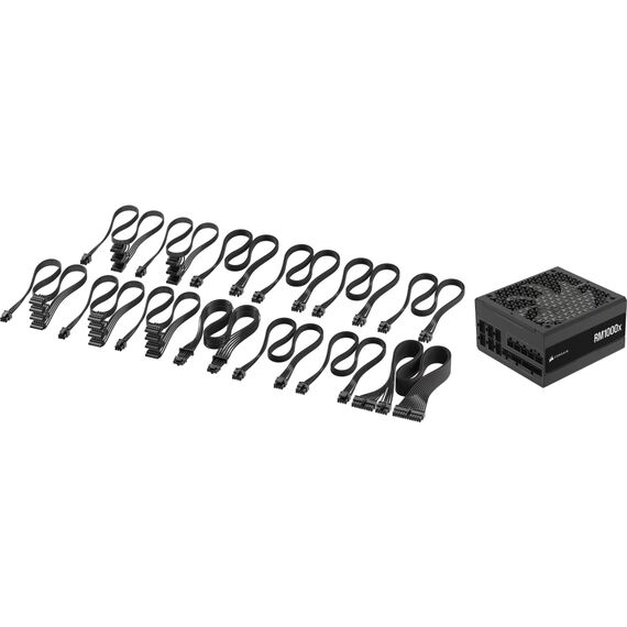 Corsair RM1000x, 1000 W, 100 - 240 V, 47 - 63 Hz, | CP-9020271-EU