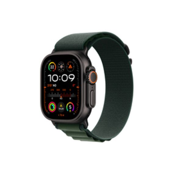 smart watch with Alpine Loop - textile - dark green - | MX4R3FD/A