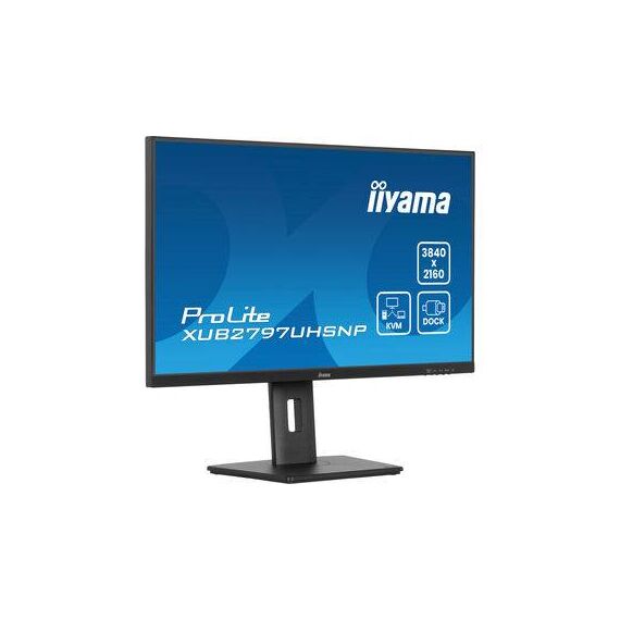 Iiyama 27 IPS LCD USBC Dock Disp 96W Charging XUB2797UHSNPB1