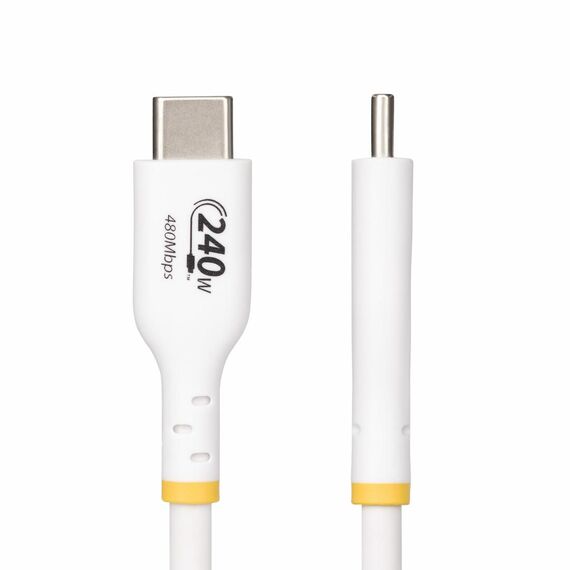 StarTech.com 1m USB C Charging Cable, USB-IF Certifi | USB2EPR1MW