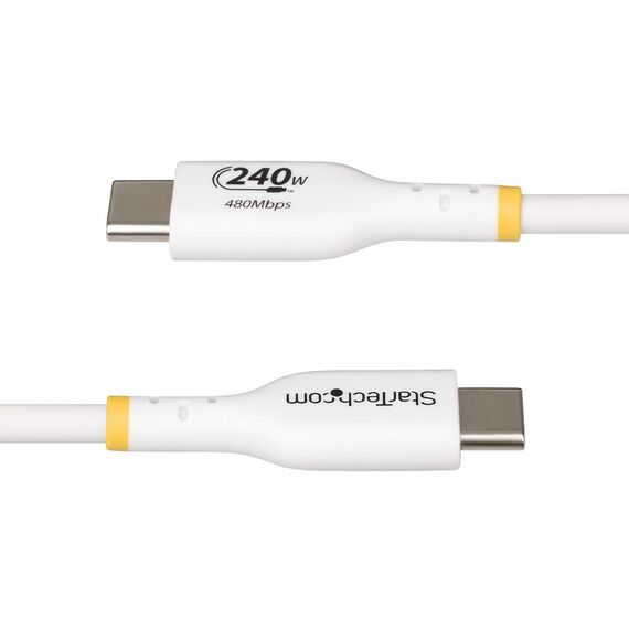 StarTech.com 1m USB C Charging Cable, USB-IF Certifi | USB2EPR1MW