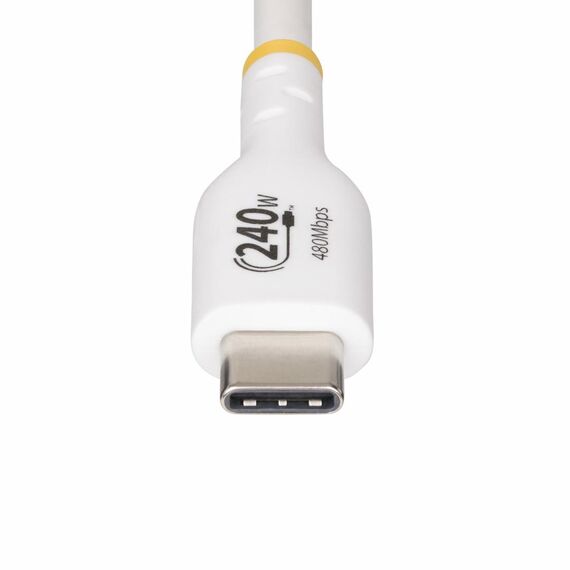 StarTech.com 1m USB C Charging Cable, USB-IF Certifi | USB2EPR1MW