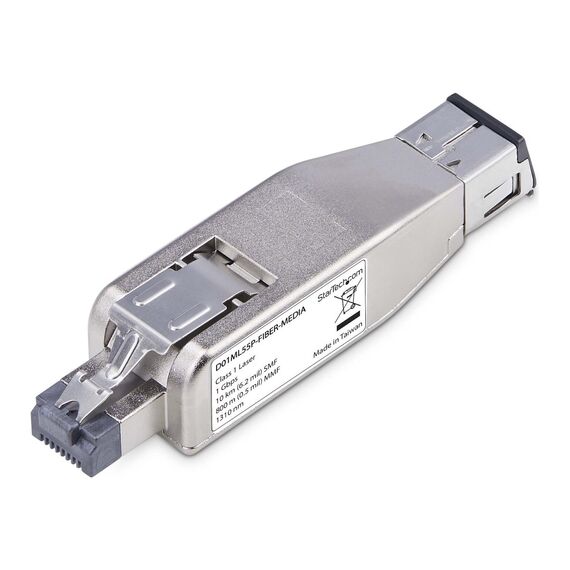 StarTech.com Gigabit Fiber to RJ45 Etherne | D01ML55P-FIBER-MEDIA