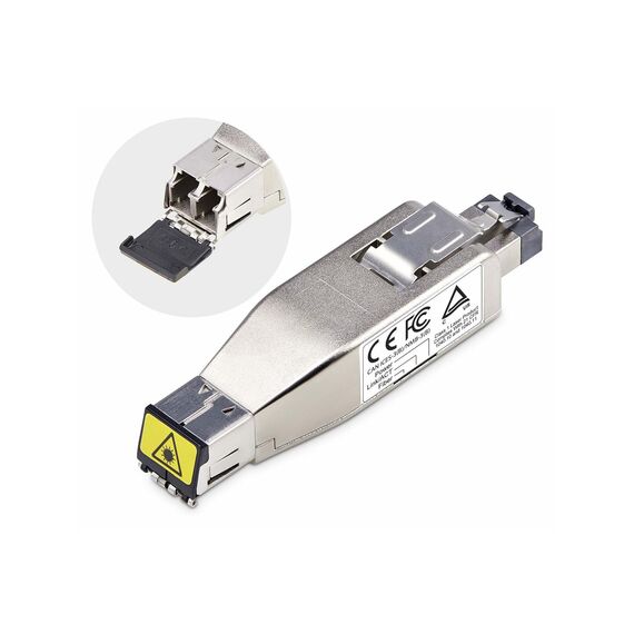 StarTech.com Gigabit Fiber to RJ45 Etherne | D01ML55P-FIBER-MEDIA